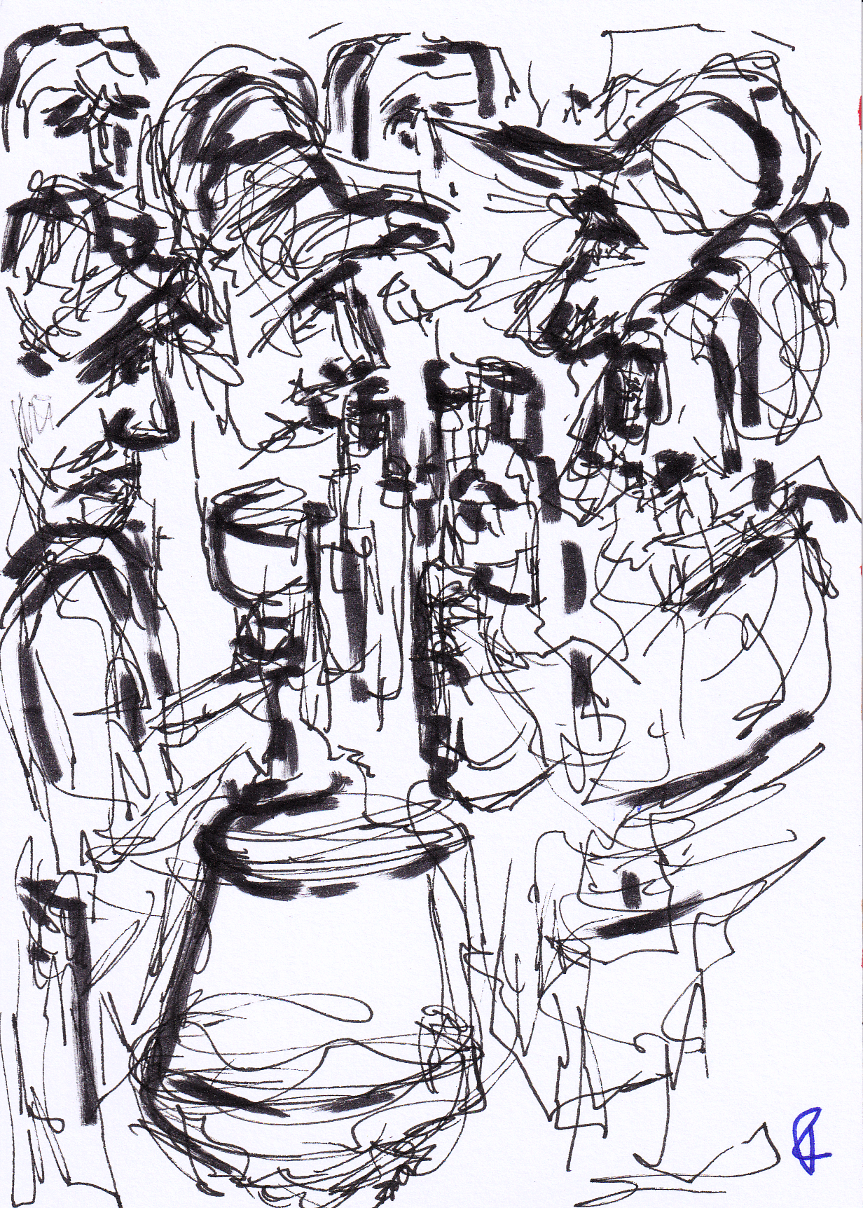 Dada at the Table of Lines