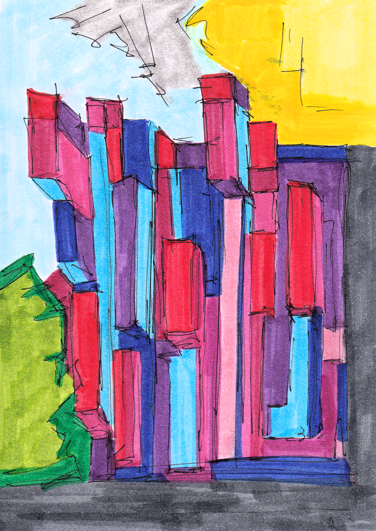 Vertical City for Lost Elevators