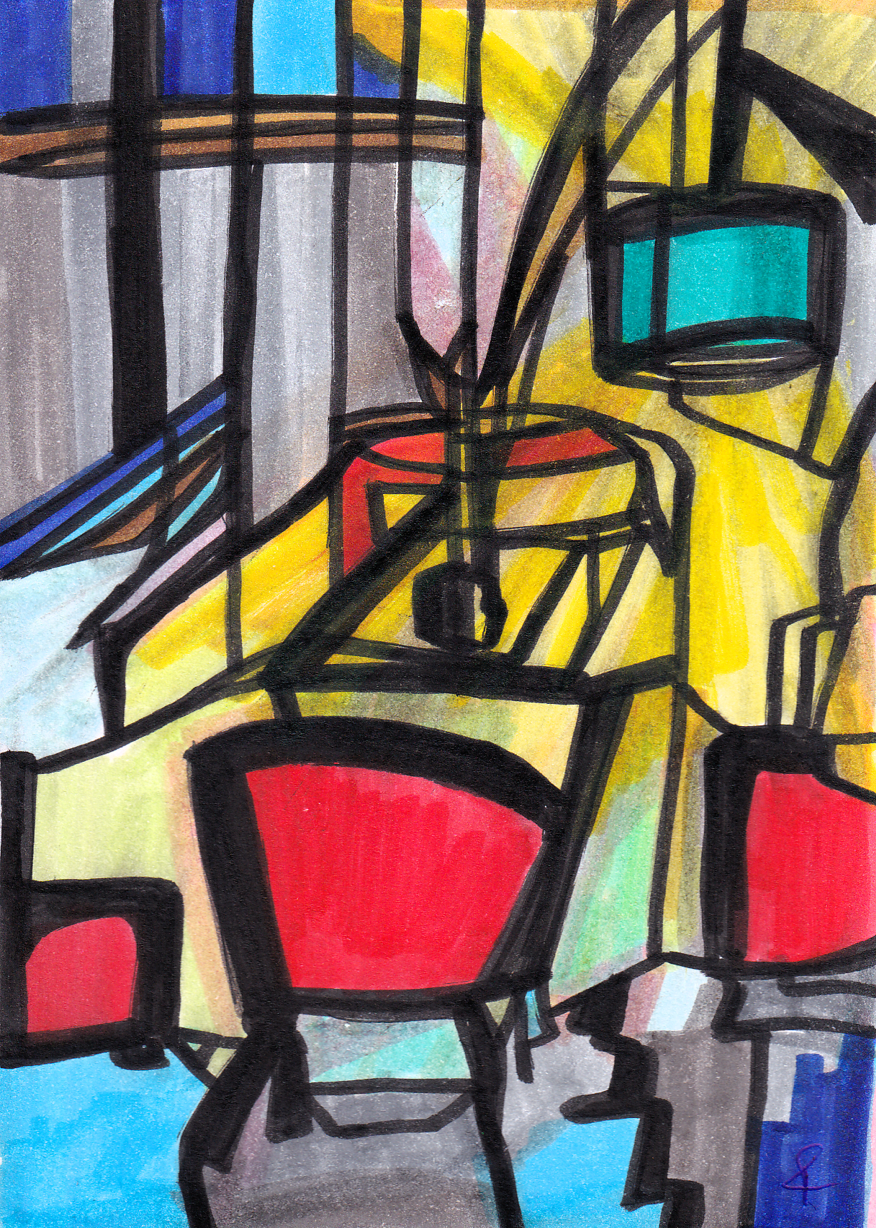 Café of Misaligned Furniture