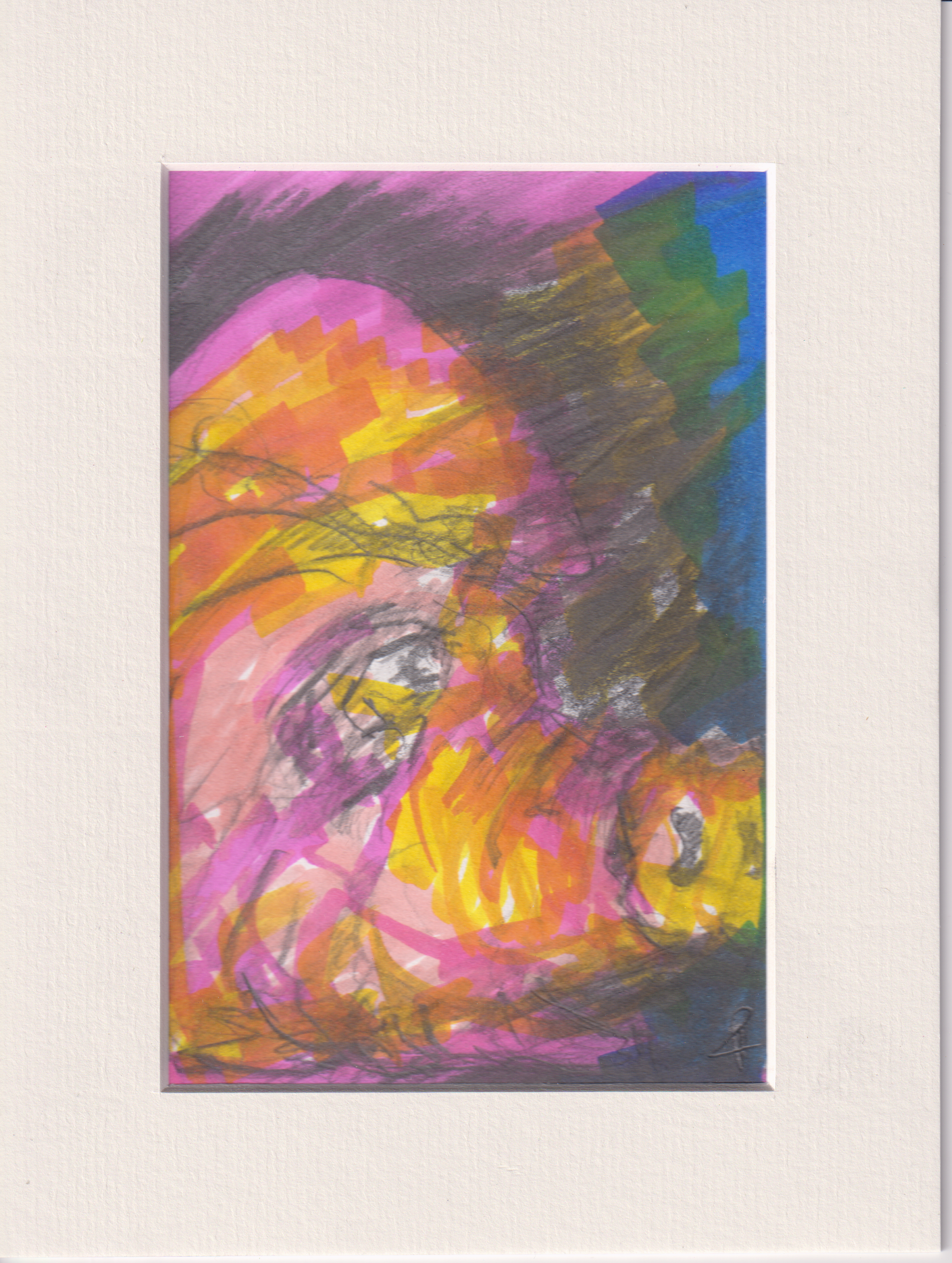 Liminal Postcard with Sleeping Fire