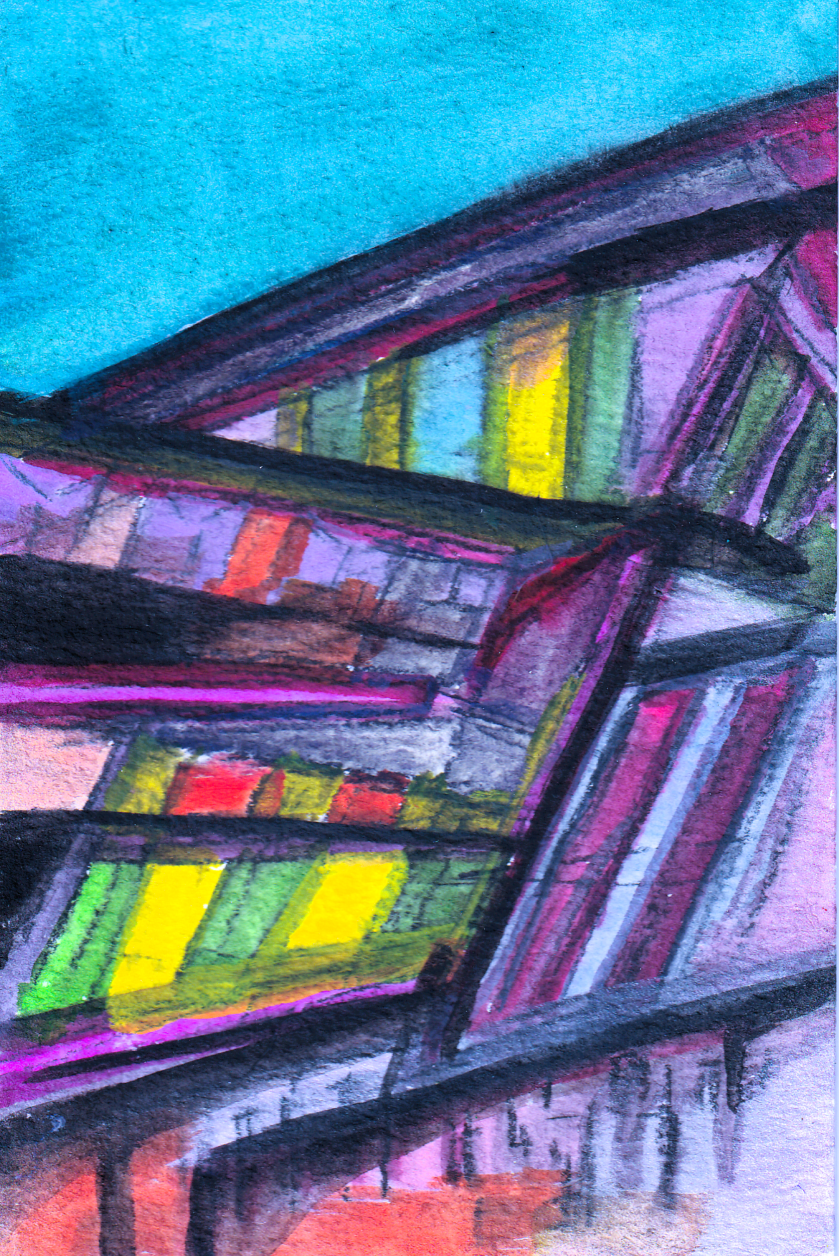 Sky-Blue Elevator for Disobedient Windows