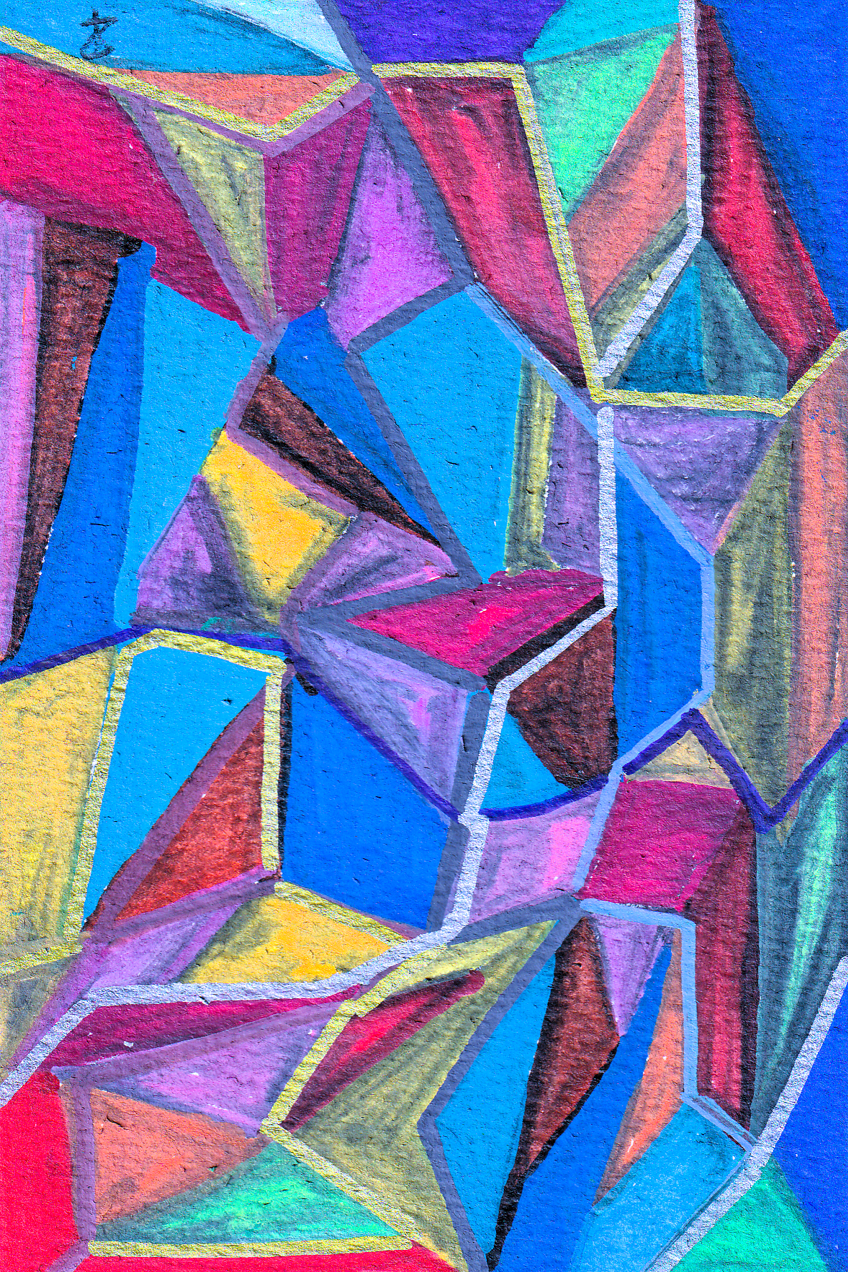 Prismatic Faultline Pigment Party