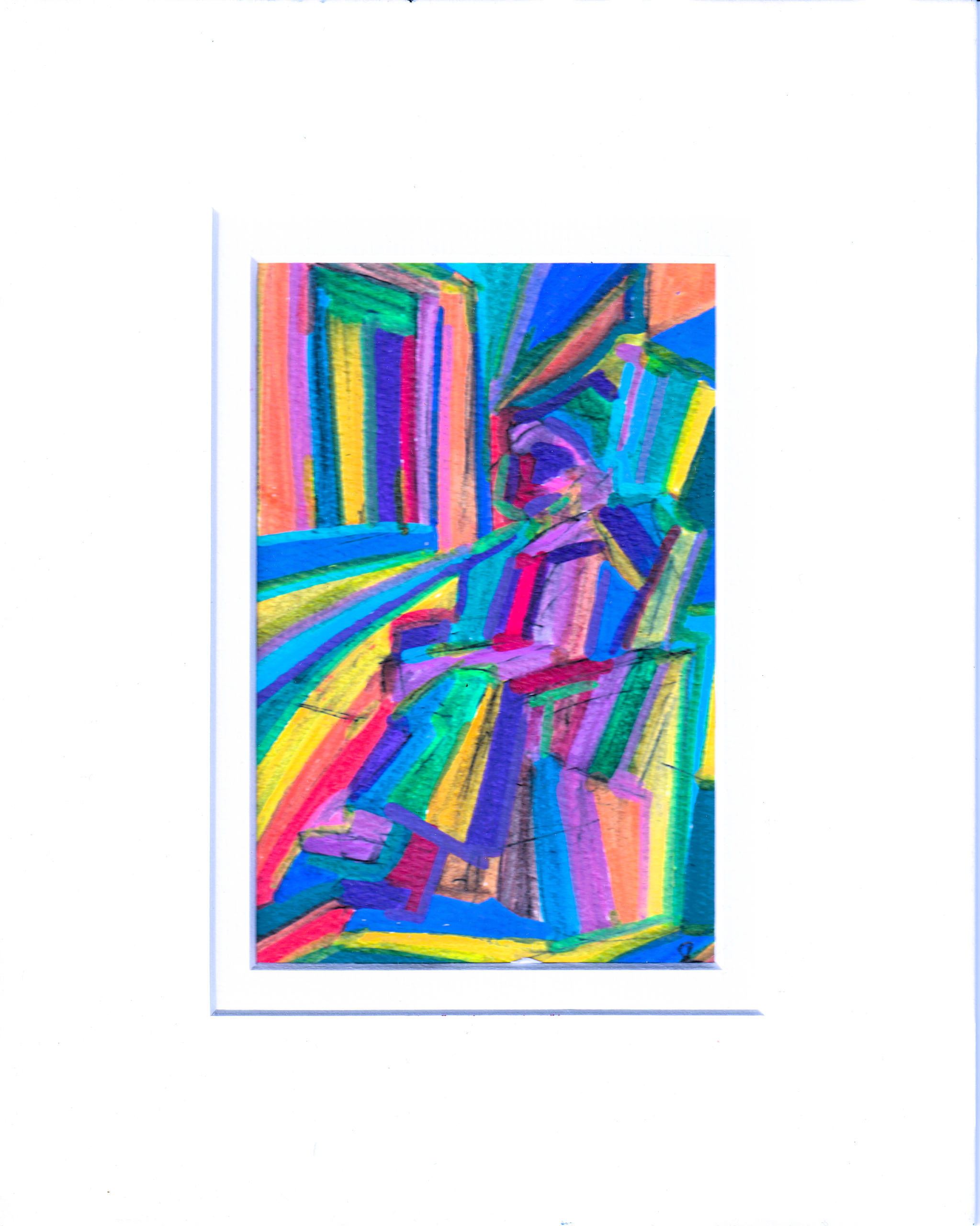 The Colorfully Impossible Rocking Chair from the Fairy Tale / Der farblich unmögliche Schaukelstuhl aus dem Märchen